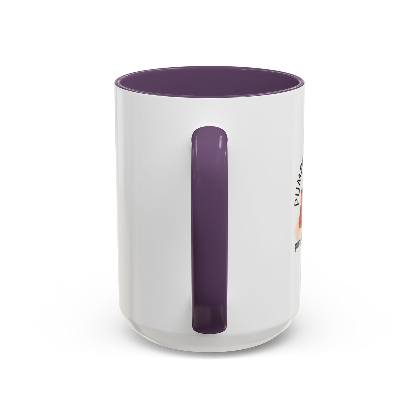 Pink Accent Coffee Mug — Cute Pastel Ceramic Mug for Home & Office