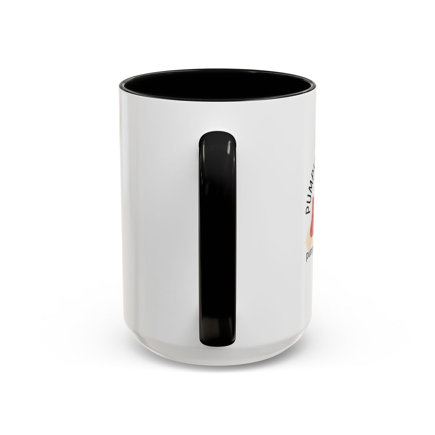 Pink Accent Coffee Mug — Cute Pastel Ceramic Mug for Home & Office