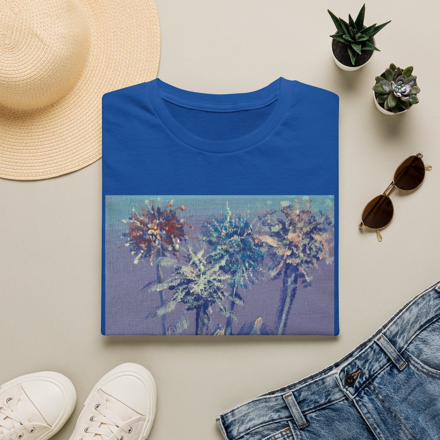 Mountain Fireworks by Amy Warrick T-Shirt —America 250 Years Graphic Tee