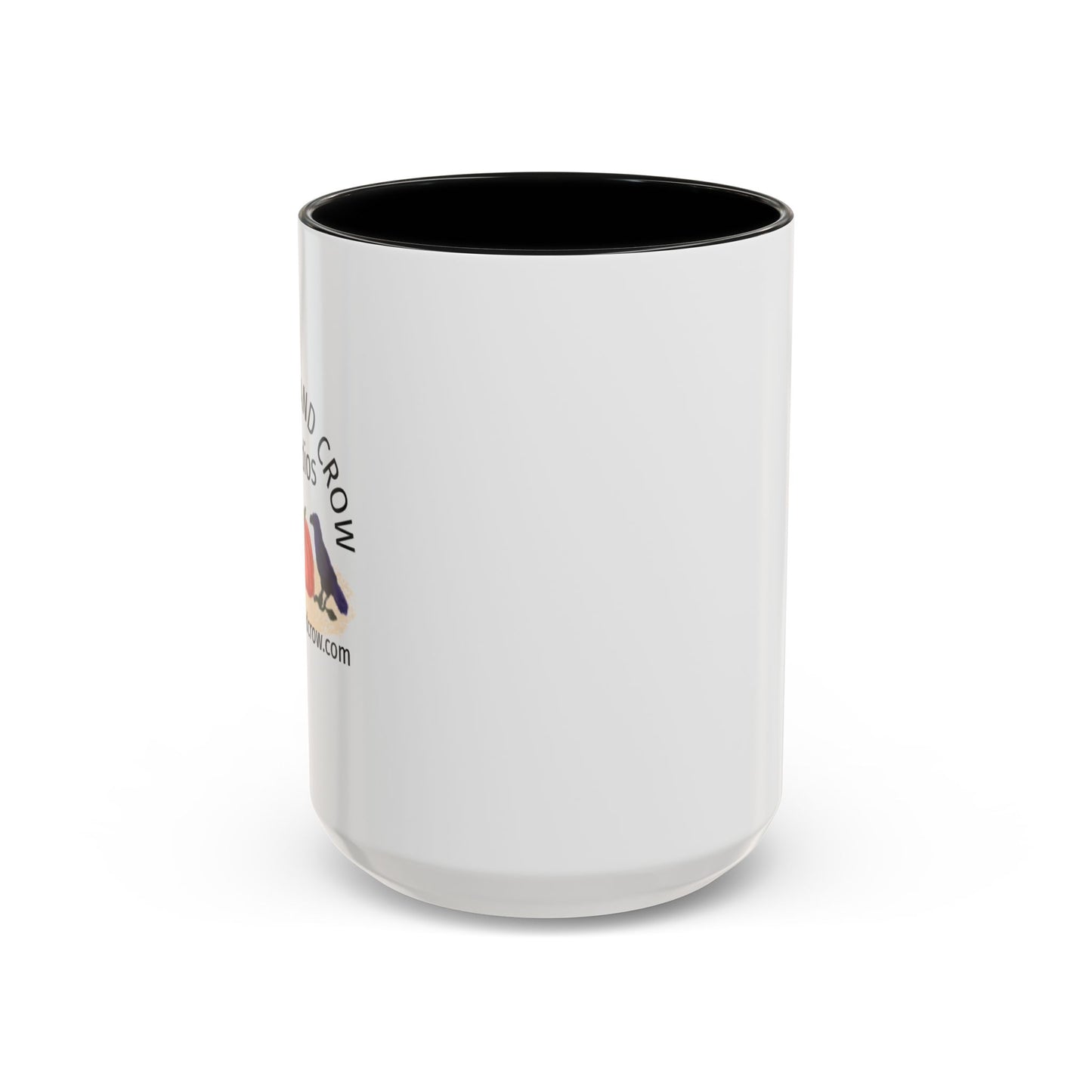 Pink Accent Coffee Mug — Cute Pastel Ceramic Mug for Home & Office