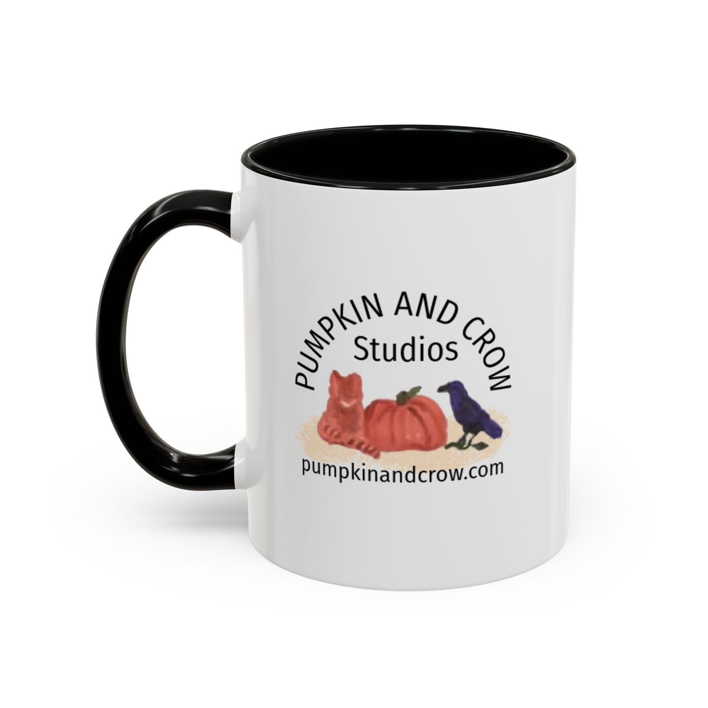 Pink Accent Coffee Mug — Cute Pastel Ceramic Mug for Home & Office