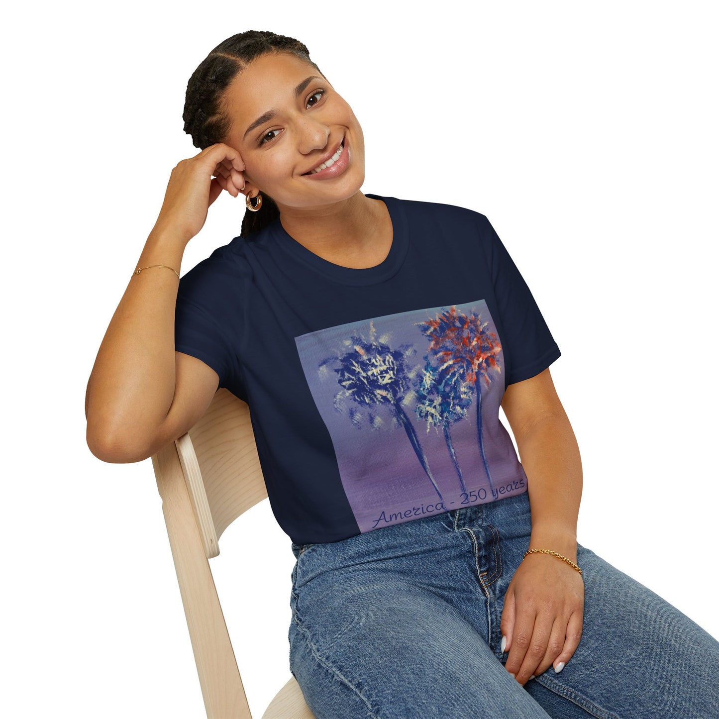 Fireworks by Amy Warrick T-Shirt —America 250 Years Graphic Tee