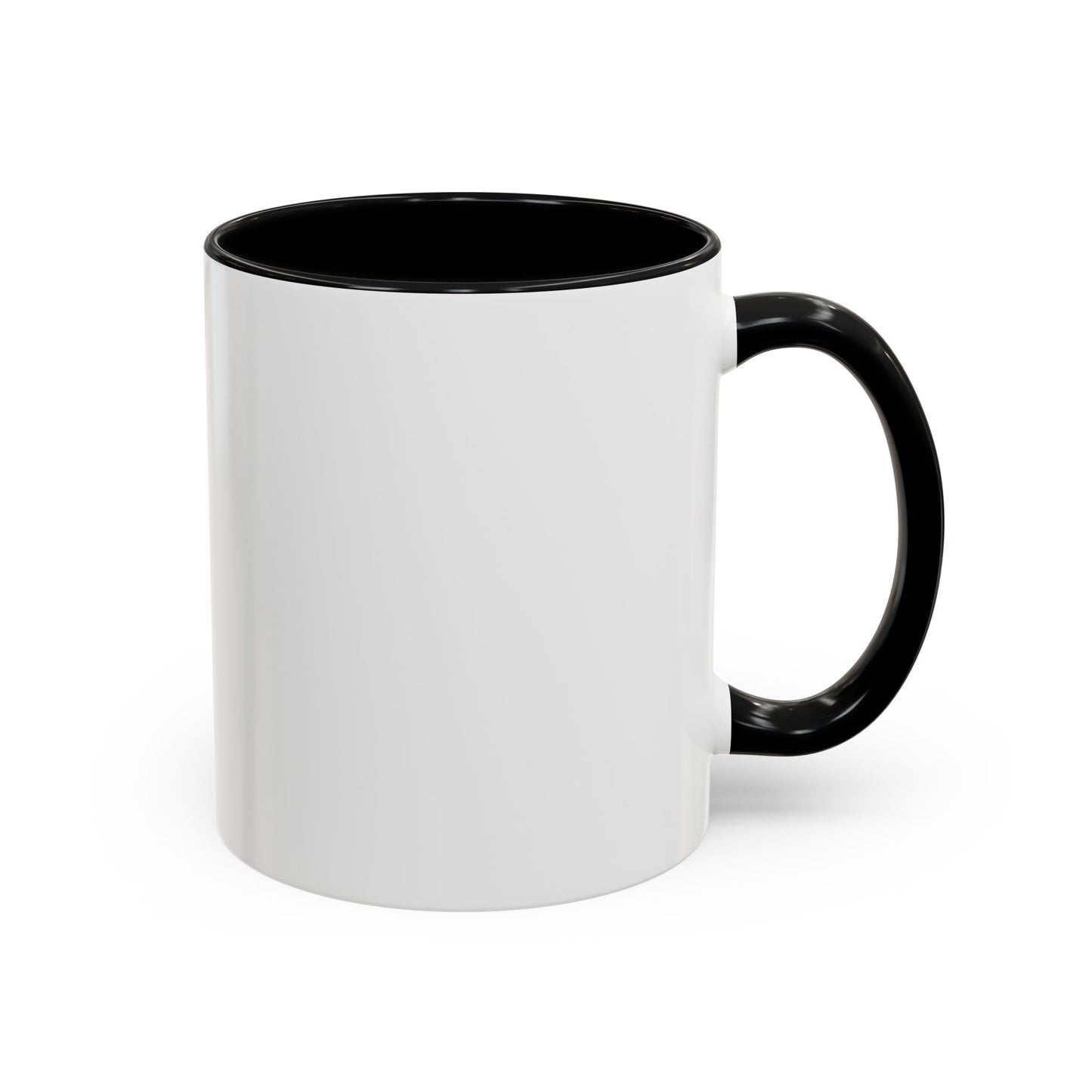 Pink Accent Coffee Mug — Cute Pastel Ceramic Mug for Home & Office