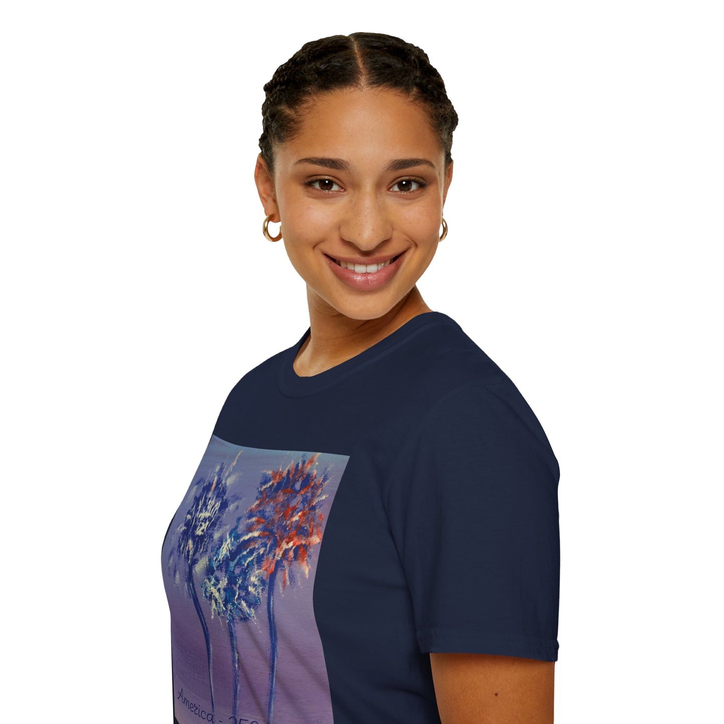 Fireworks by Amy Warrick T-Shirt —America 250 Years Graphic Tee