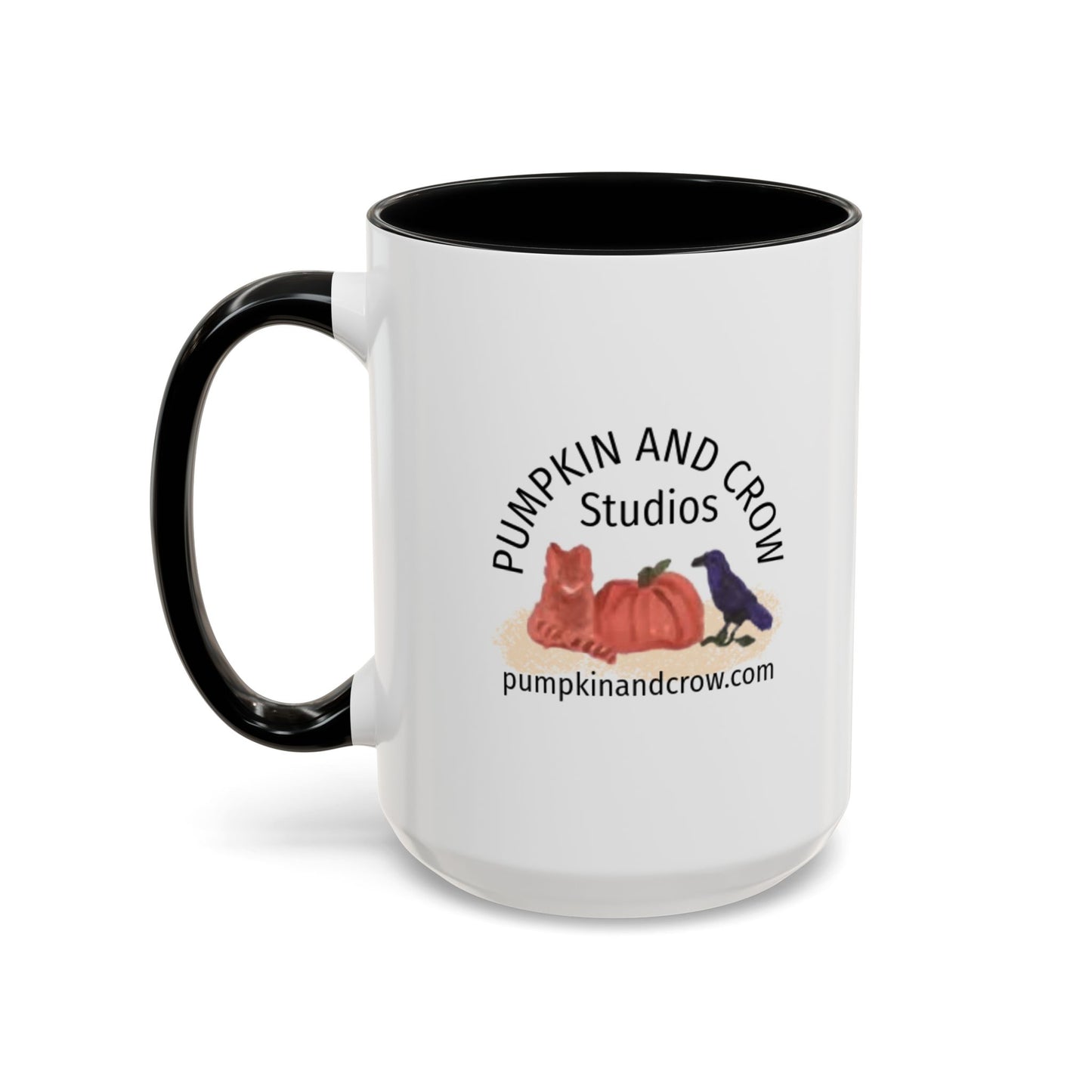Pink Accent Coffee Mug — Cute Pastel Ceramic Mug for Home & Office