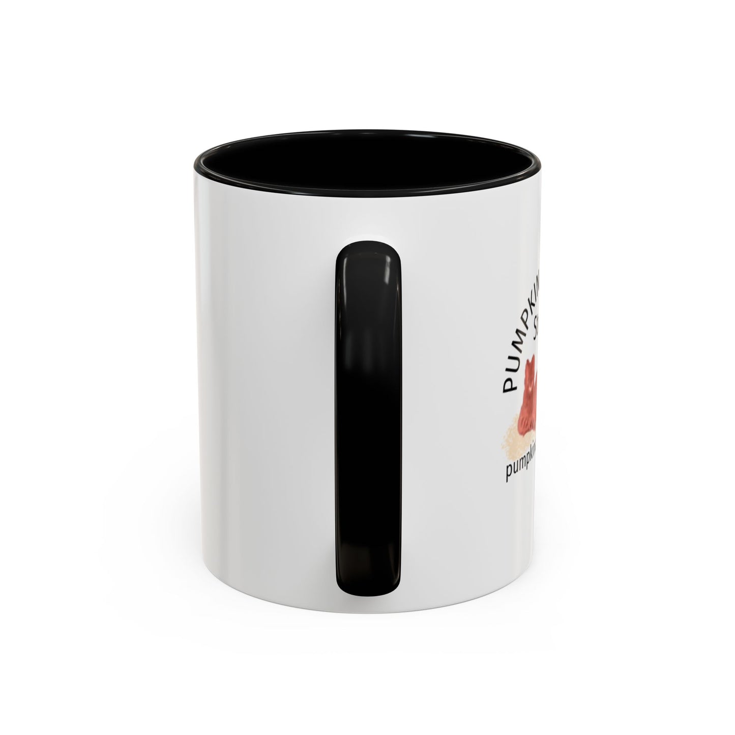 Pink Accent Coffee Mug — Cute Pastel Ceramic Mug for Home & Office