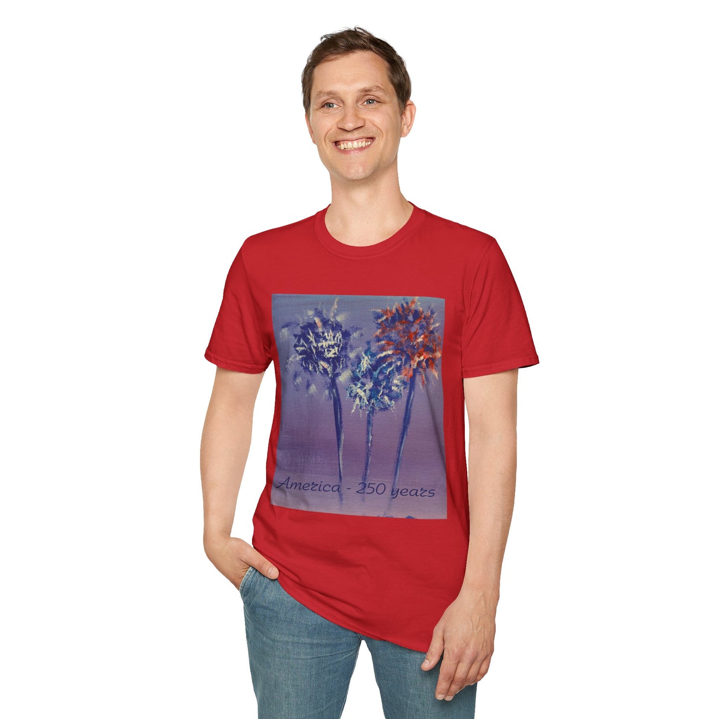 Fireworks by Amy Warrick T-Shirt —America 250 Years Graphic Tee
