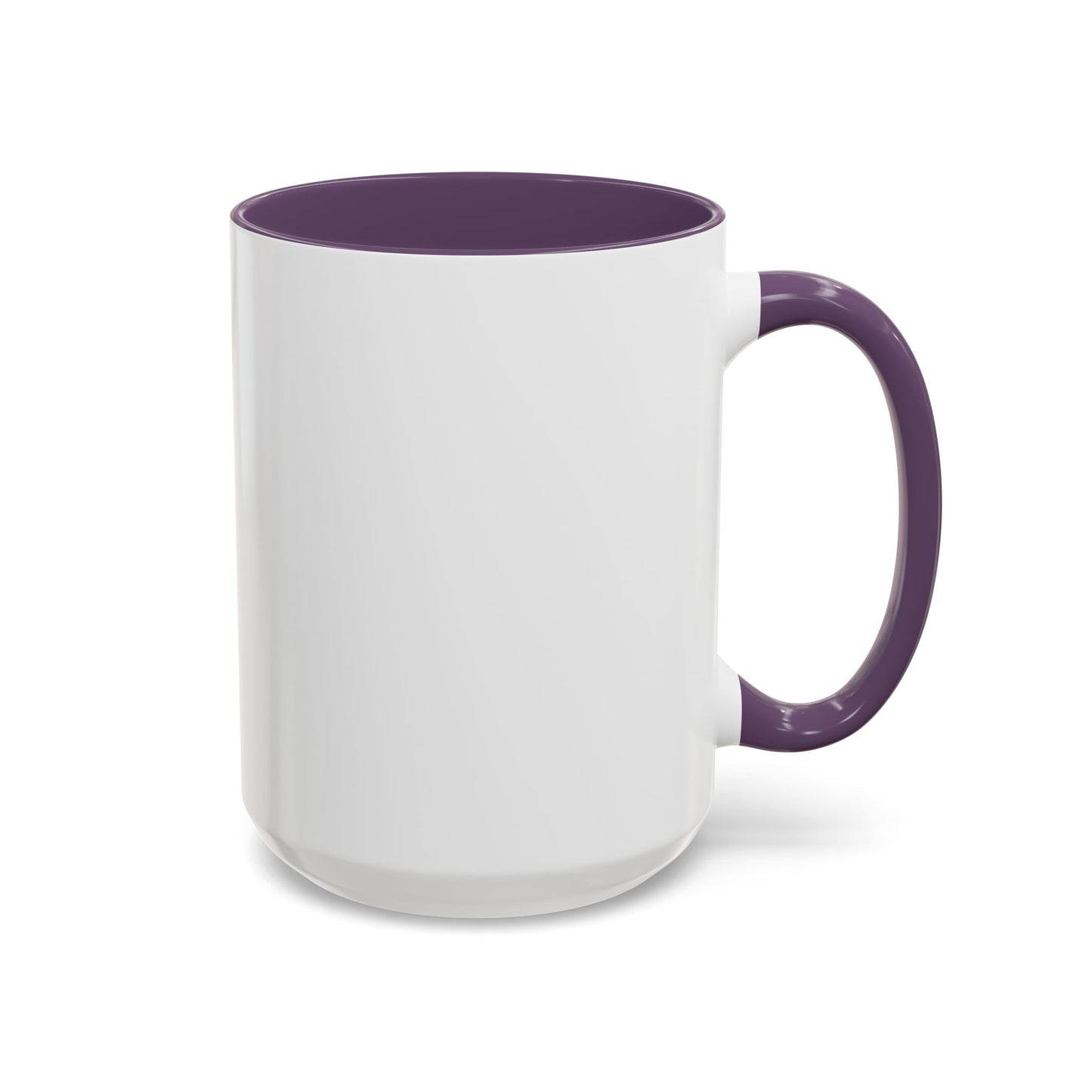 Pink Accent Coffee Mug — Cute Pastel Ceramic Mug for Home & Office