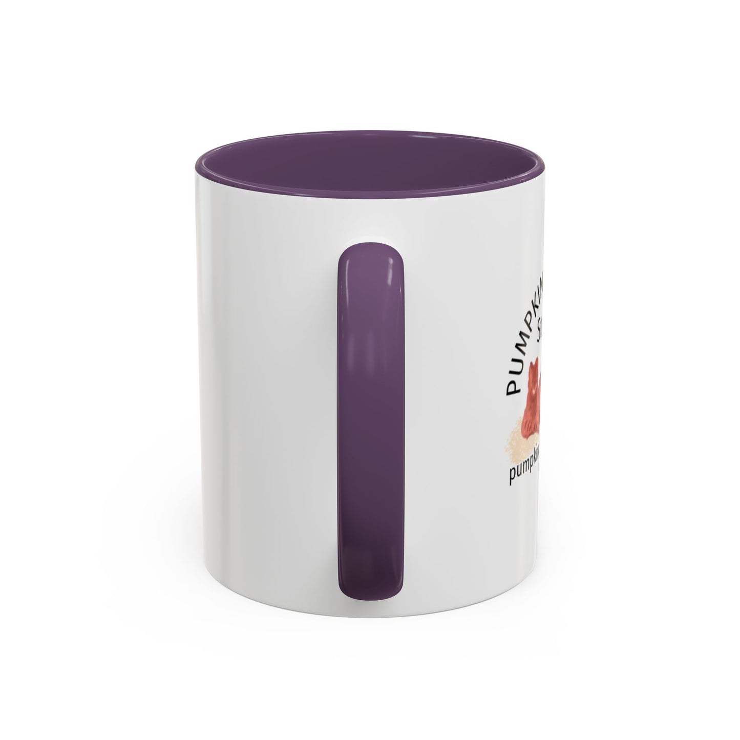 Pink Accent Coffee Mug — Cute Pastel Ceramic Mug for Home & Office