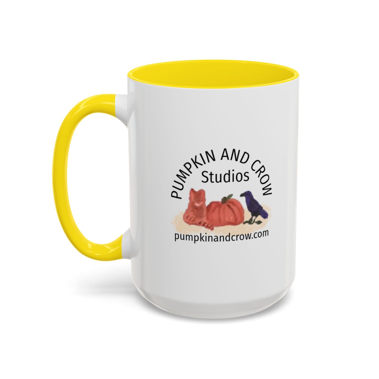 Pink Accent Coffee Mug — Cute Pastel Ceramic Mug for Home & Office