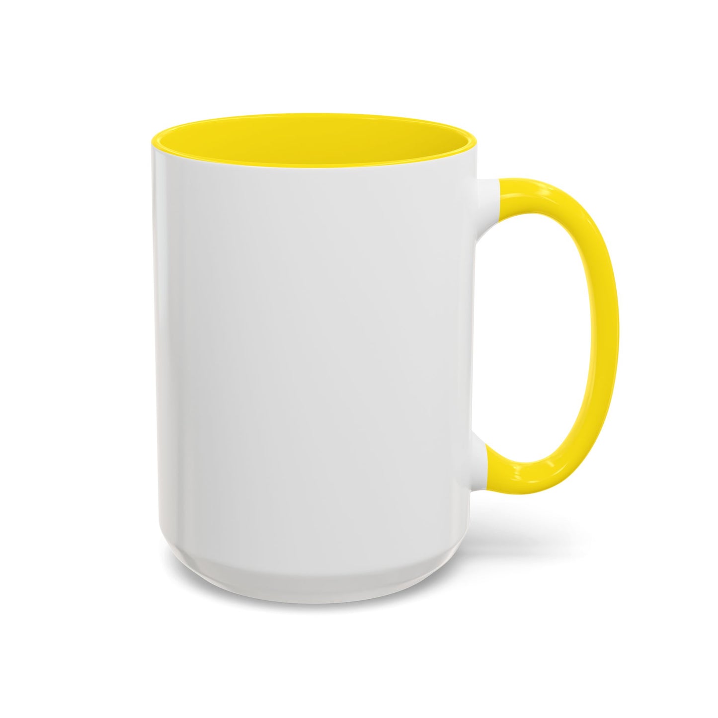 Pink Accent Coffee Mug — Cute Pastel Ceramic Mug for Home & Office