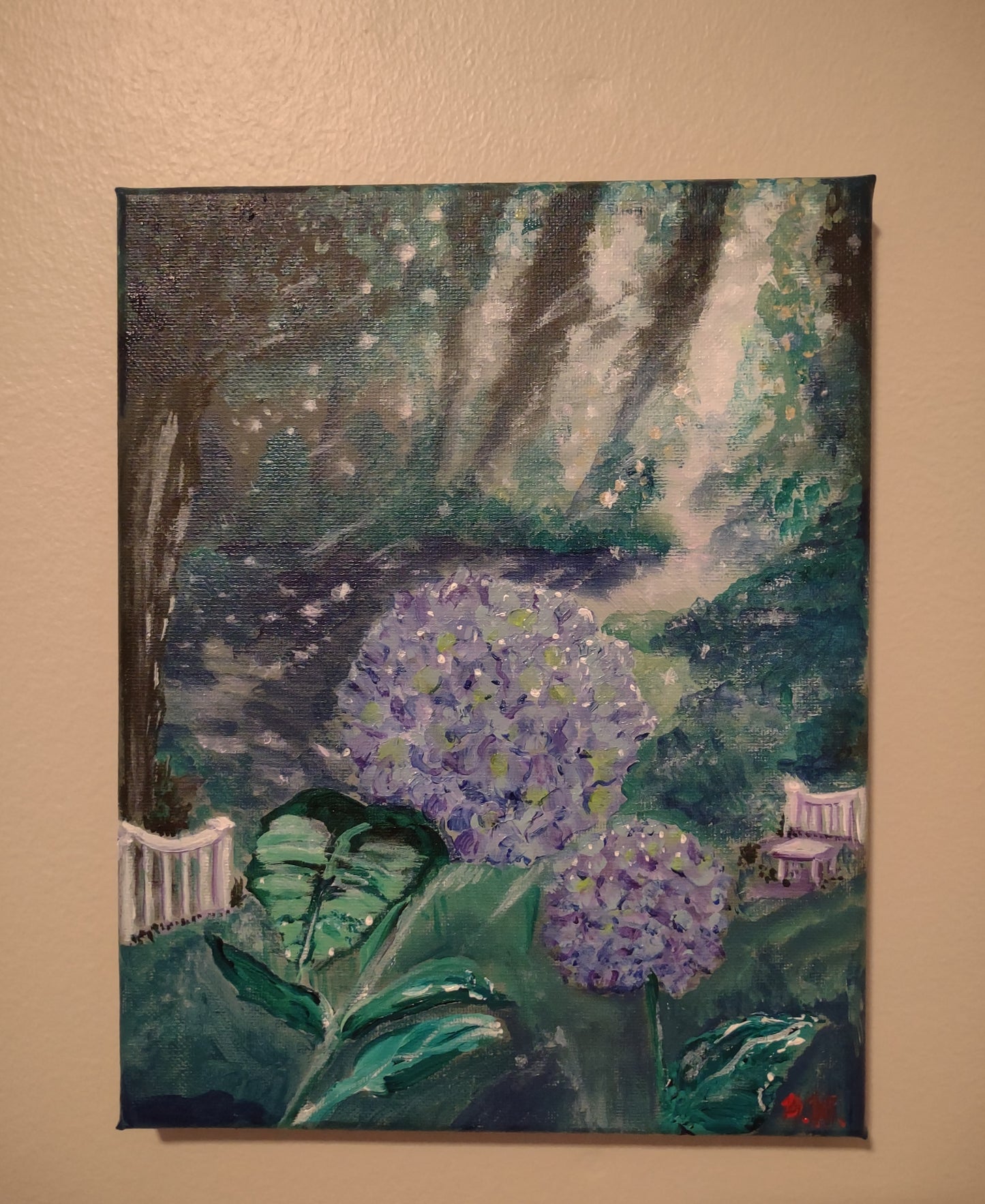 Hydrangeas - Original by Amy Warrick